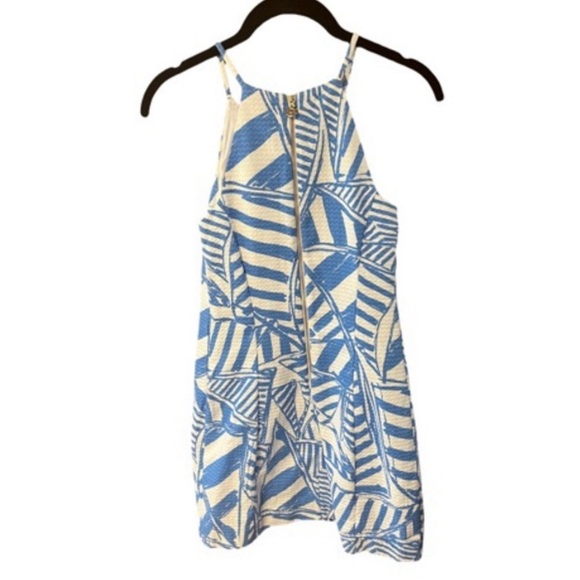 Lilly Pulitzer Annabelle Bay Blue Yacht Sea shift dress - Picture 2 of 5
